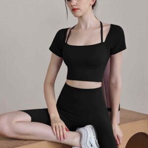 بنطلون يوغا منقوش Ruxi ma363