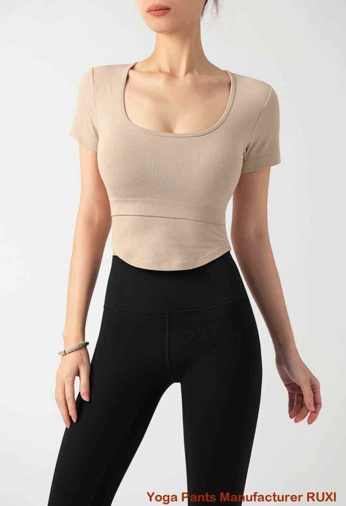 شورت يوغا طويل مع جيوب Ruxi ma3493